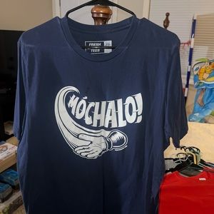 Limited edition Padres shirt “mochalo” chop celebration on second base!